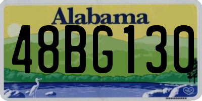 AL license plate 48BG130