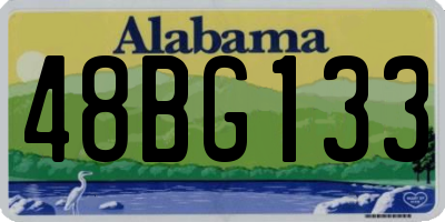 AL license plate 48BG133