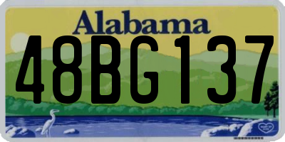 AL license plate 48BG137