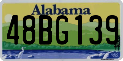 AL license plate 48BG139