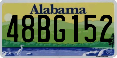 AL license plate 48BG152