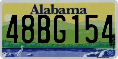 AL license plate 48BG154