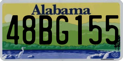 AL license plate 48BG155