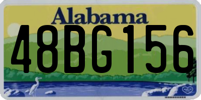 AL license plate 48BG156