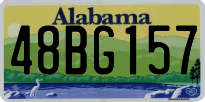 AL license plate 48BG157