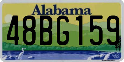 AL license plate 48BG159