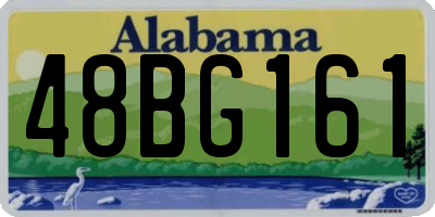 AL license plate 48BG161