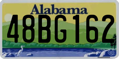 AL license plate 48BG162