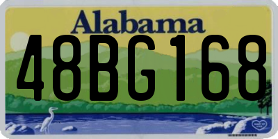 AL license plate 48BG168