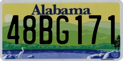 AL license plate 48BG171