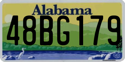 AL license plate 48BG179