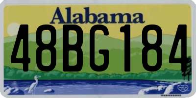 AL license plate 48BG184