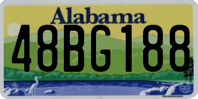 AL license plate 48BG188