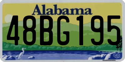 AL license plate 48BG195