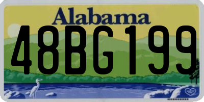 AL license plate 48BG199