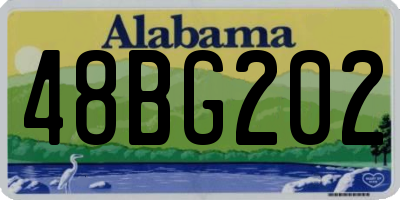 AL license plate 48BG202