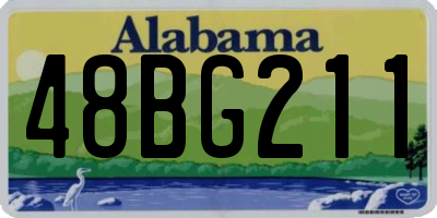 AL license plate 48BG211