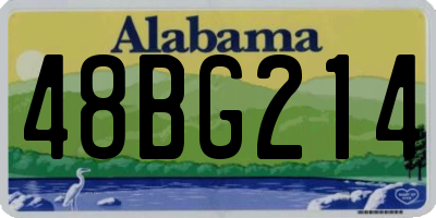 AL license plate 48BG214