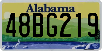 AL license plate 48BG219