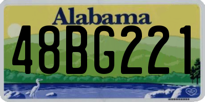 AL license plate 48BG221