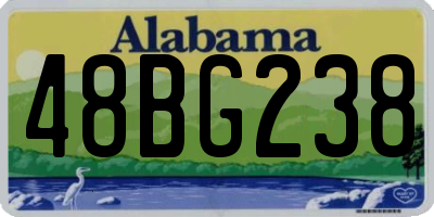 AL license plate 48BG238