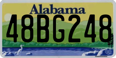 AL license plate 48BG248