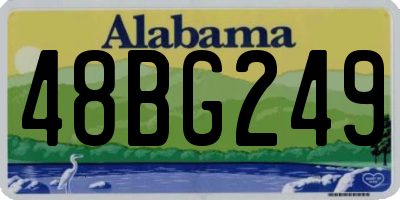AL license plate 48BG249