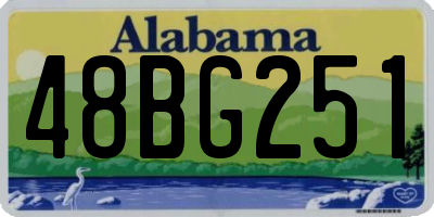 AL license plate 48BG251