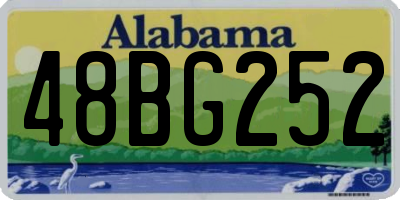 AL license plate 48BG252