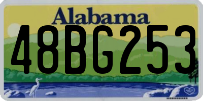 AL license plate 48BG253