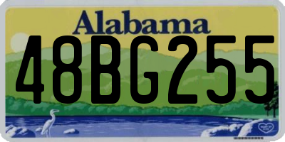 AL license plate 48BG255