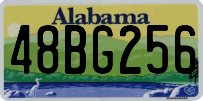 AL license plate 48BG256