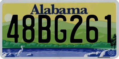 AL license plate 48BG261