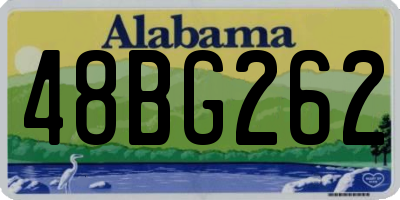 AL license plate 48BG262