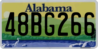 AL license plate 48BG266