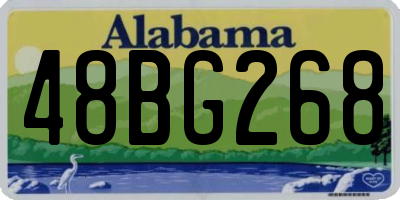 AL license plate 48BG268