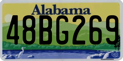 AL license plate 48BG269