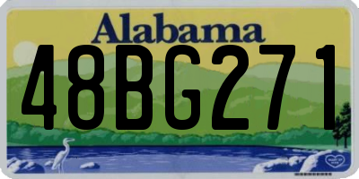 AL license plate 48BG271