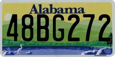 AL license plate 48BG272