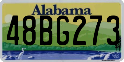 AL license plate 48BG273