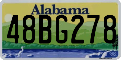 AL license plate 48BG278