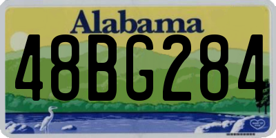 AL license plate 48BG284