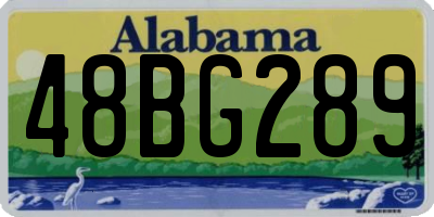 AL license plate 48BG289