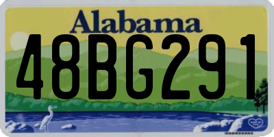 AL license plate 48BG291
