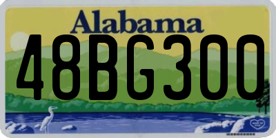 AL license plate 48BG300