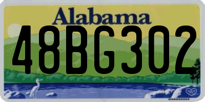 AL license plate 48BG302