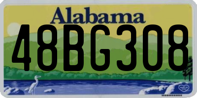 AL license plate 48BG308