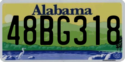 AL license plate 48BG318