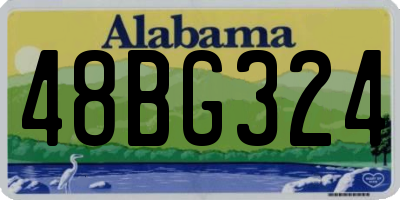 AL license plate 48BG324
