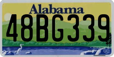 AL license plate 48BG339